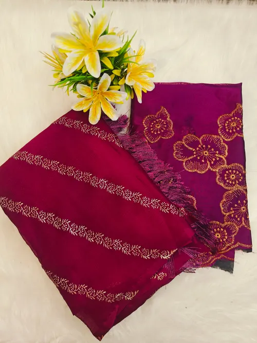DESIGNER SAREE WITH WORK BLOUSE DS32